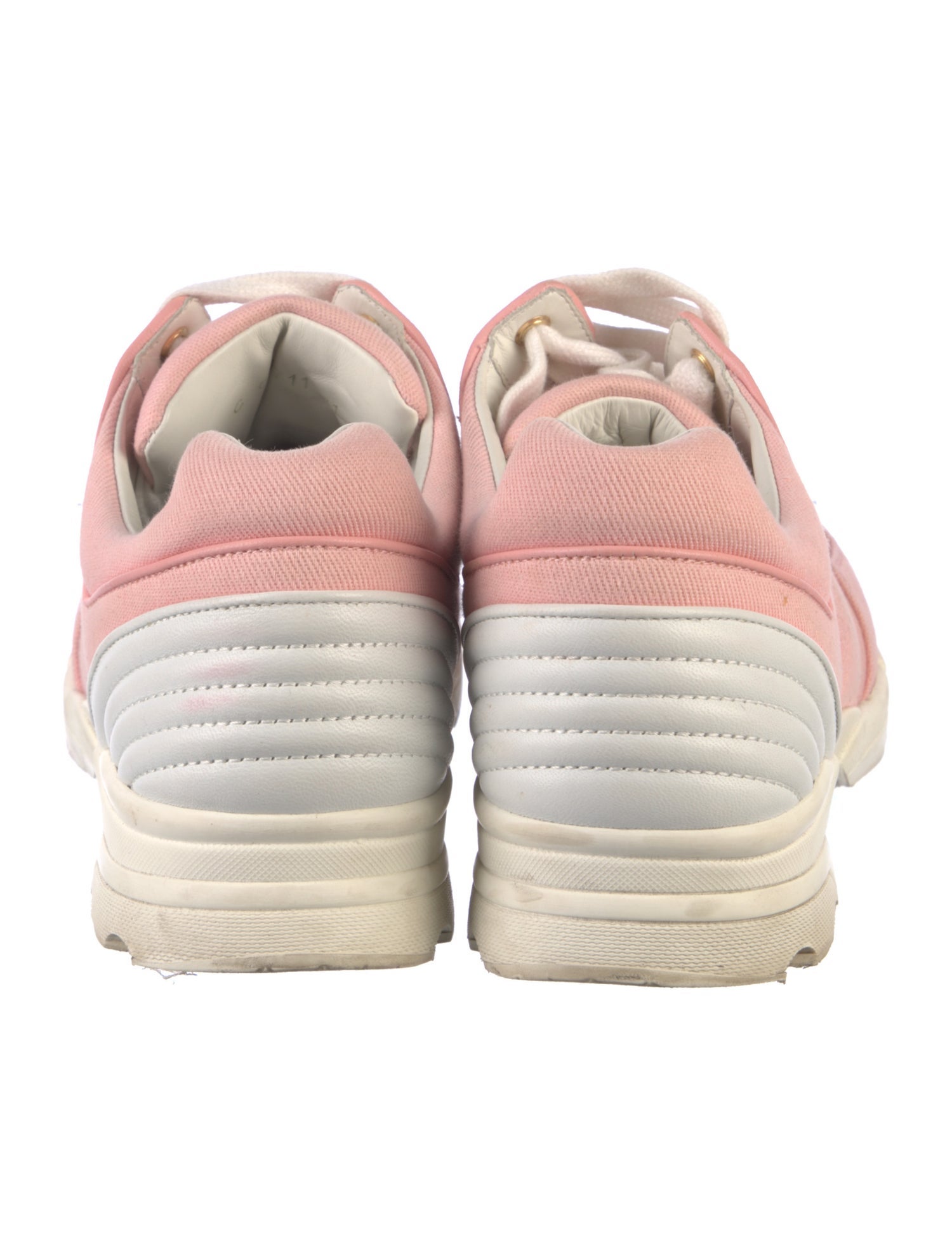 Chanel Interlocking CC Logo Canvas Sneakers